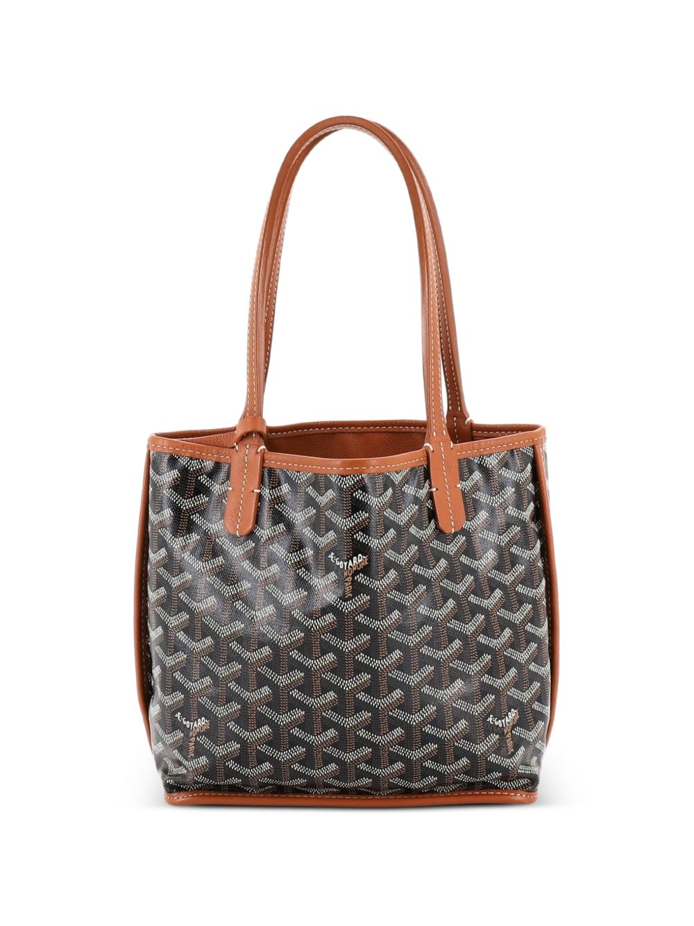 Anjou Reversible Tote Coated Canvas Mini satchel