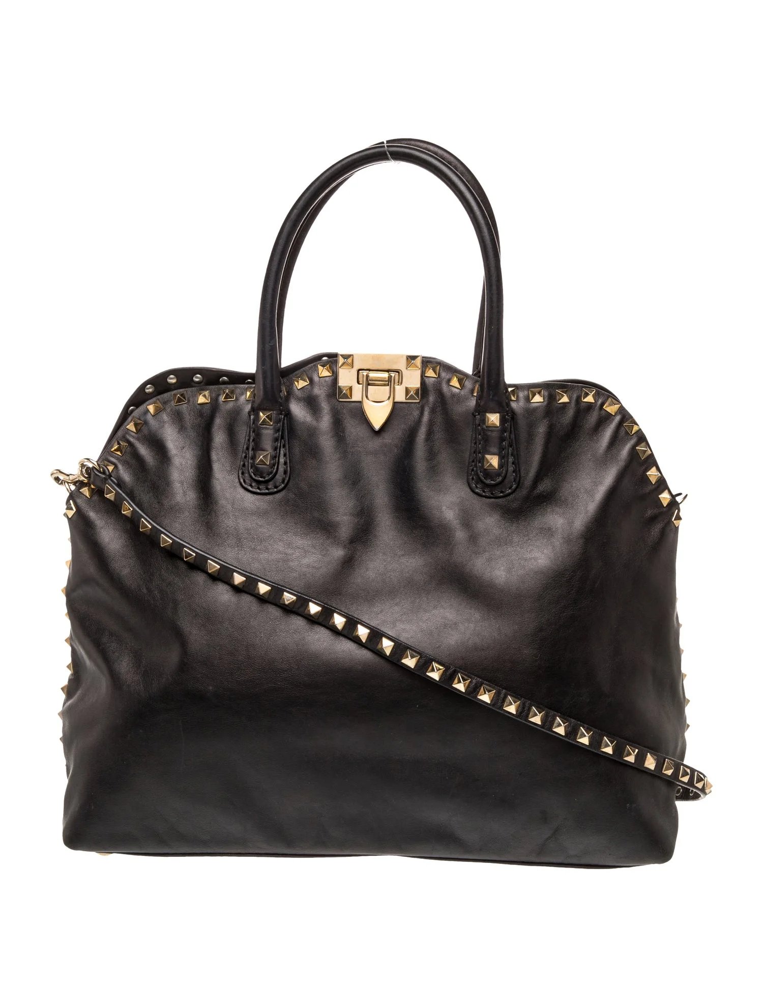 Rockstud Top Handle Bag