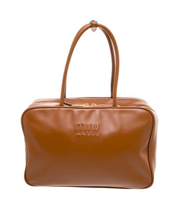 Miu Miu Miu Leather Beau Large