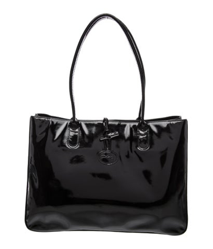 Longchamp Patent Leather Tote