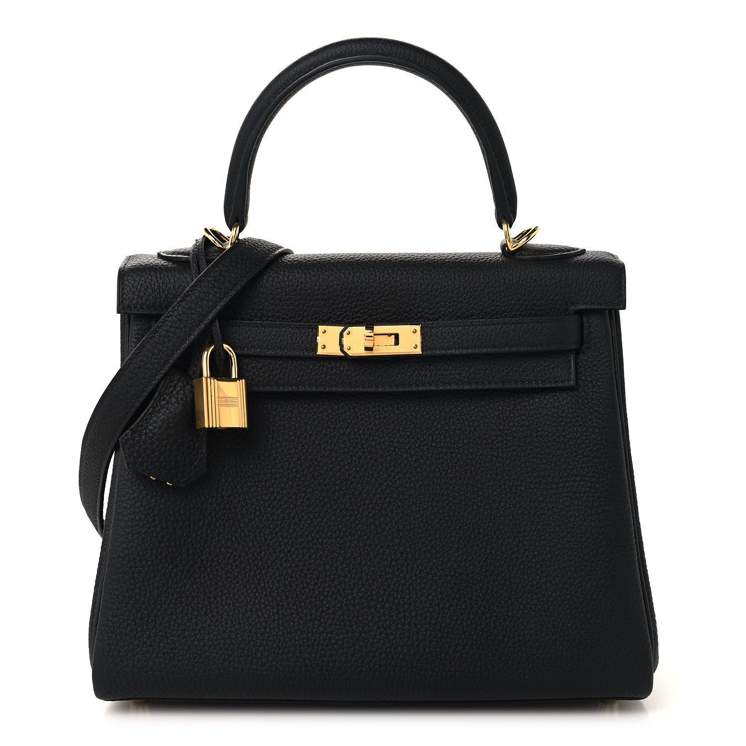 Hermes Togo Kelly Retourne 25 Black