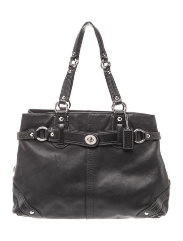 Leather Top Handle Bag