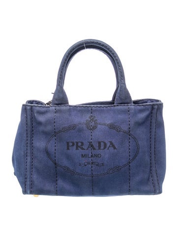 Enameled Metal Triangle Canapa Logo Tote Small