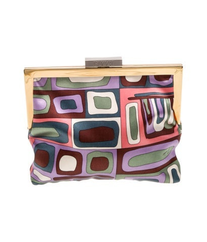 Emilio Pucci Pucci Silk Minaudiere