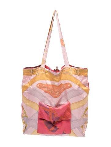 Petit H Cavalcadour Silk Tote
