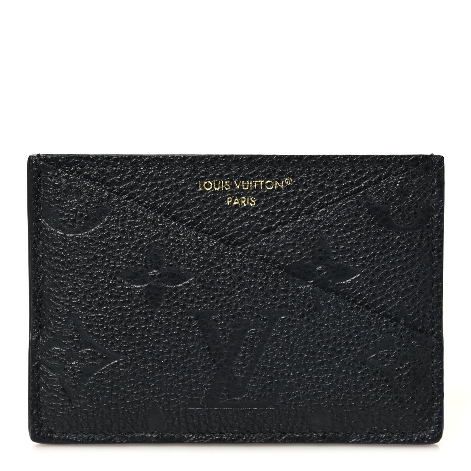 Louis Vuitton Empreinte Criss Cross Card Holder Black