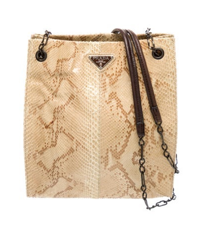 Prada Pitone Shoulder Bag