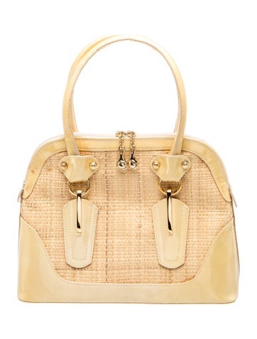 Leather Top Handle Bag