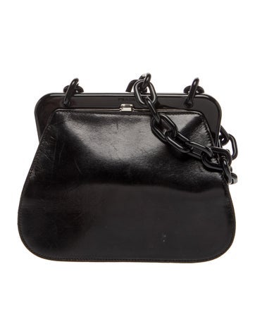 Madras Leather Top Handle Bag