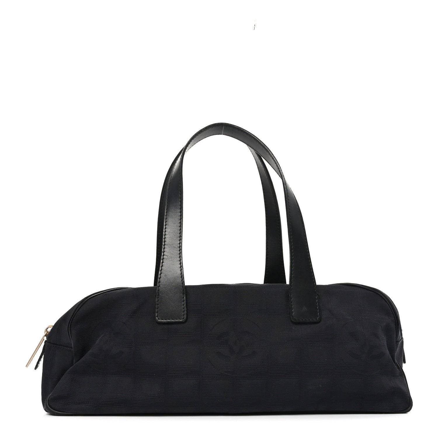 Chanel Nylon Travel Bowler Black