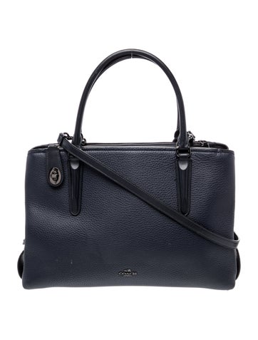 Leather Top Handle Bag