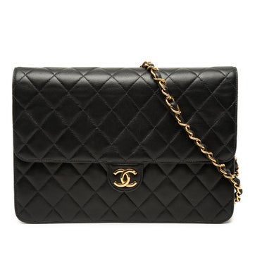Medium CC Quilted Lambskin Single Flap