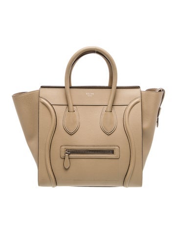 Celine Leather Luggage Mini