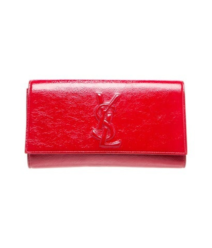 Saint Laurent Laurent Patent Leather Clutch