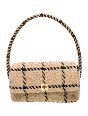 Anine Bing Tweed Shoulder Bag
