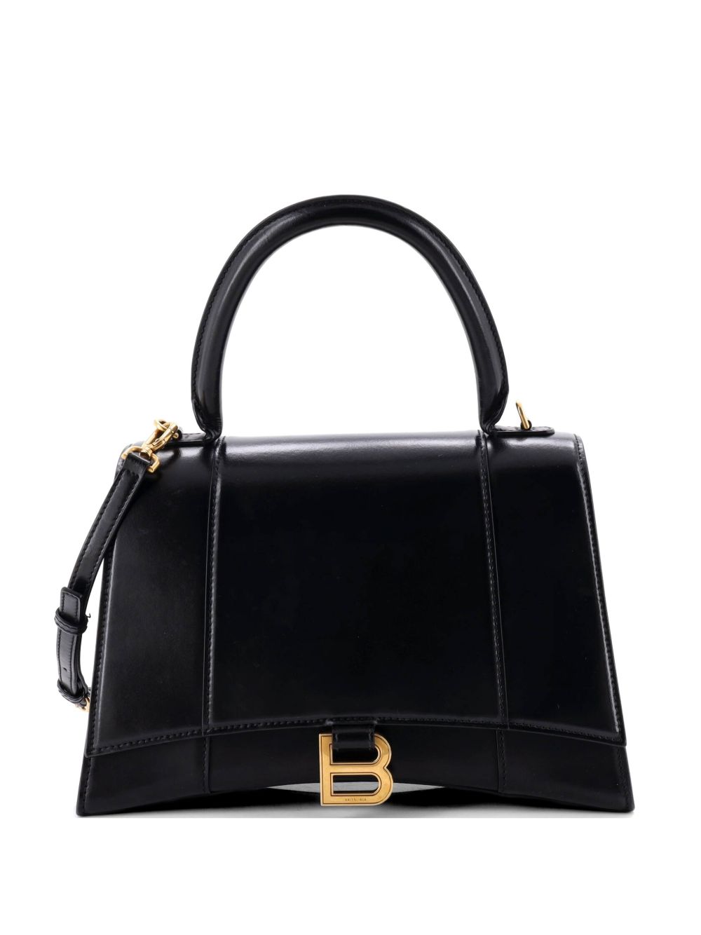 Hourglass Top Handle Bag Leather Medium satchel