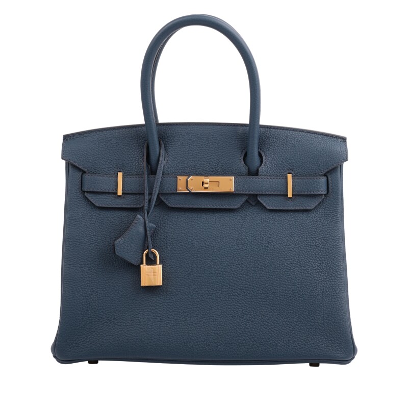 Bleu de Prusse Togo Birkin 30 Gold Hardware, 2024