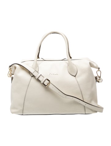 Leather Top Handle Bag