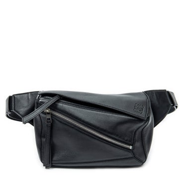Leather Small Puzzle Edge Bumbag null