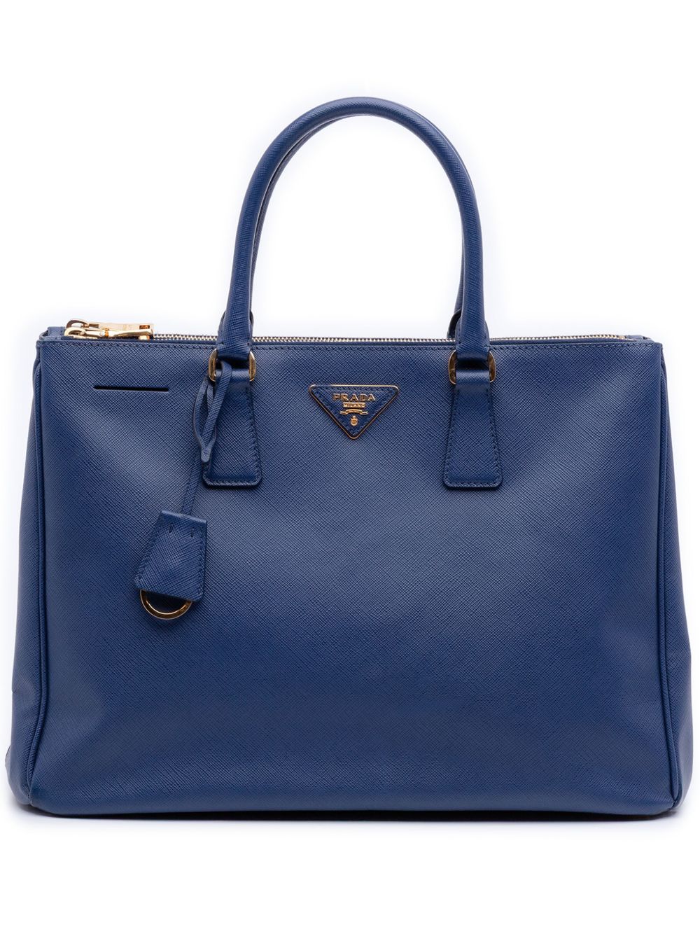 Prada 2010-2025 Large Saffiano Lux Galleria Double Zip satchel
