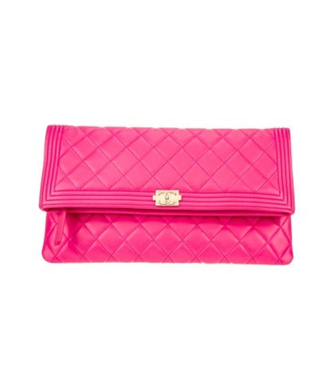 Chanel Boy Foldover Clutch
