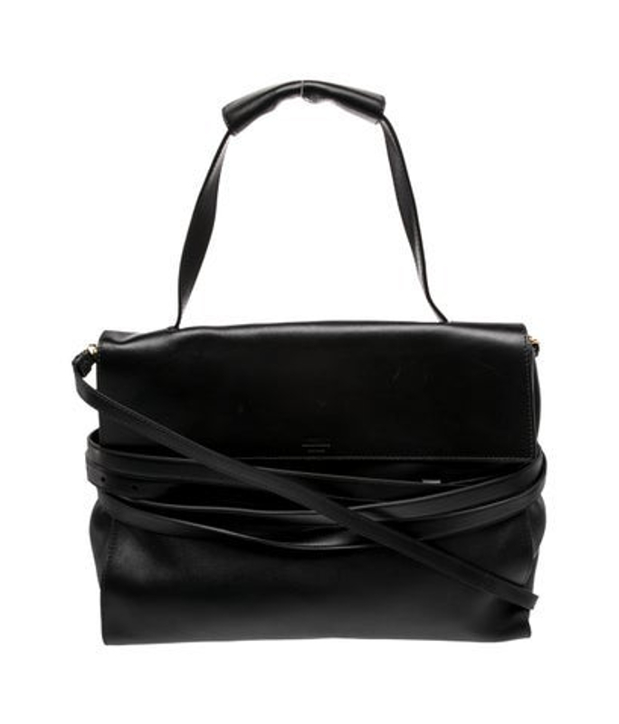 Moschino Leather Weekender Bag