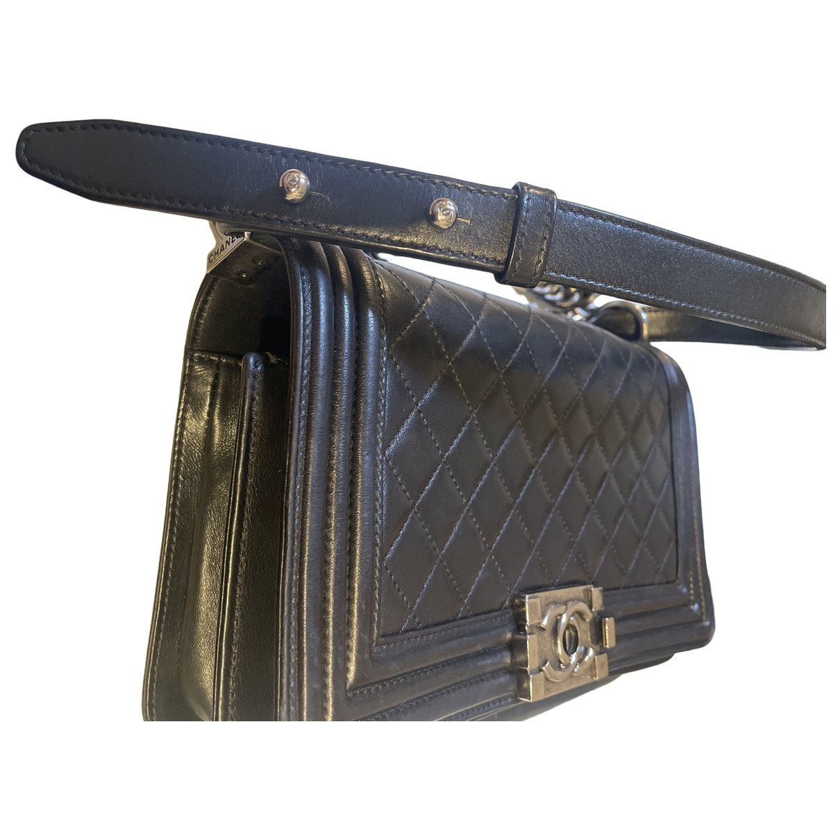 Boy leather crossbody bag