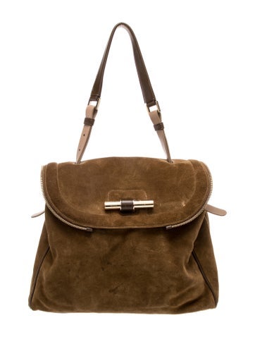 Suede Shoulder Bag