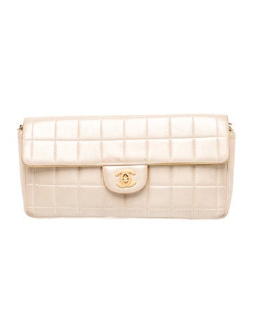 E/W Chocolate Bar Flap Bag
