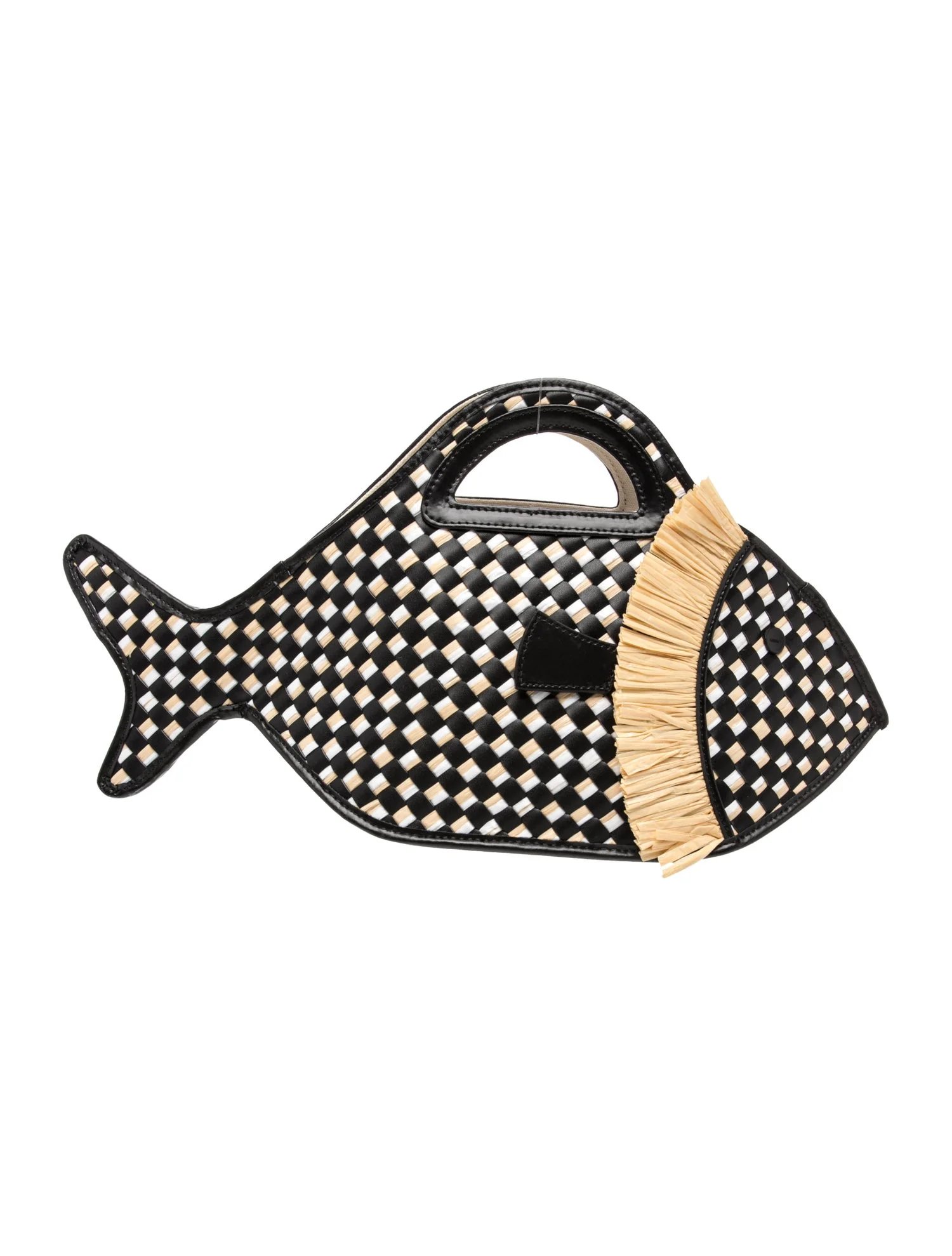 Staud Leather Cleo Fish Basket