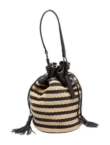 Straw Bucket Bag