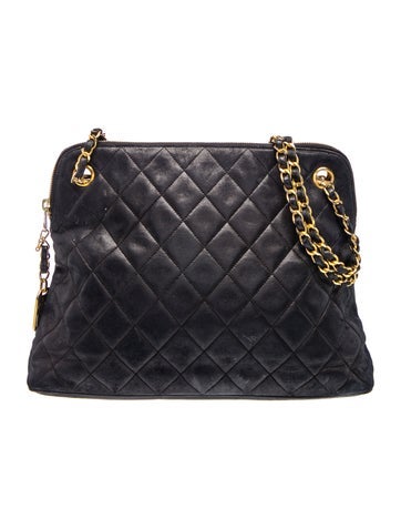 Quilted Zip Shoulder Bag