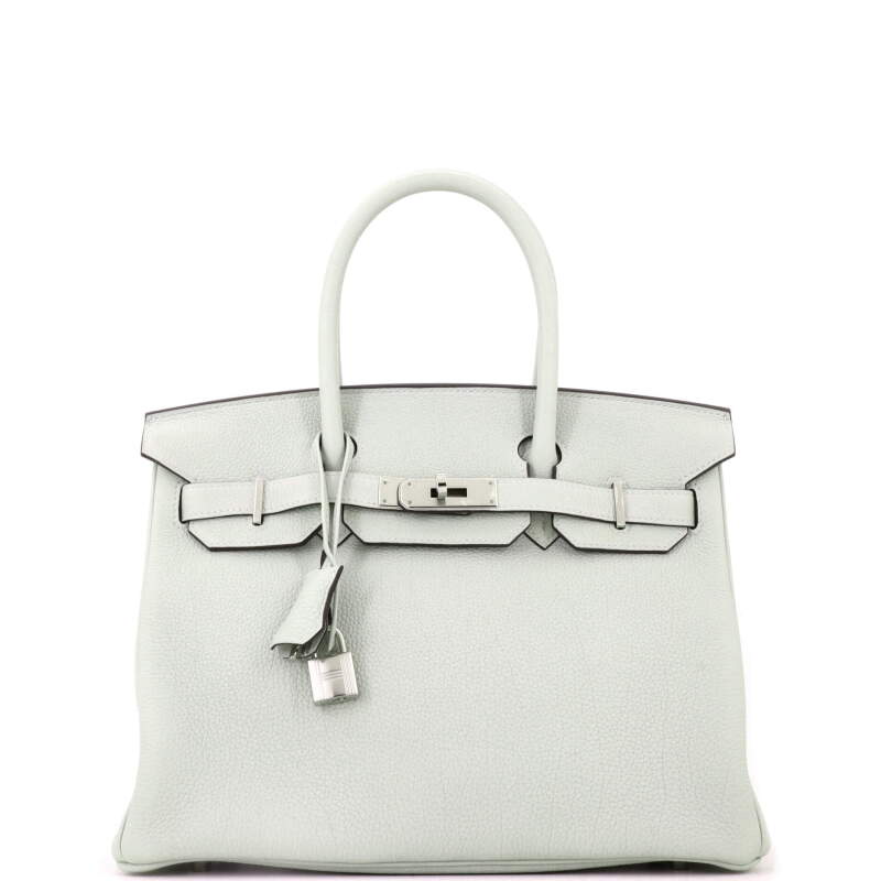 Gris Neve Togo Birkin 30 Palladium Hardware, 2023