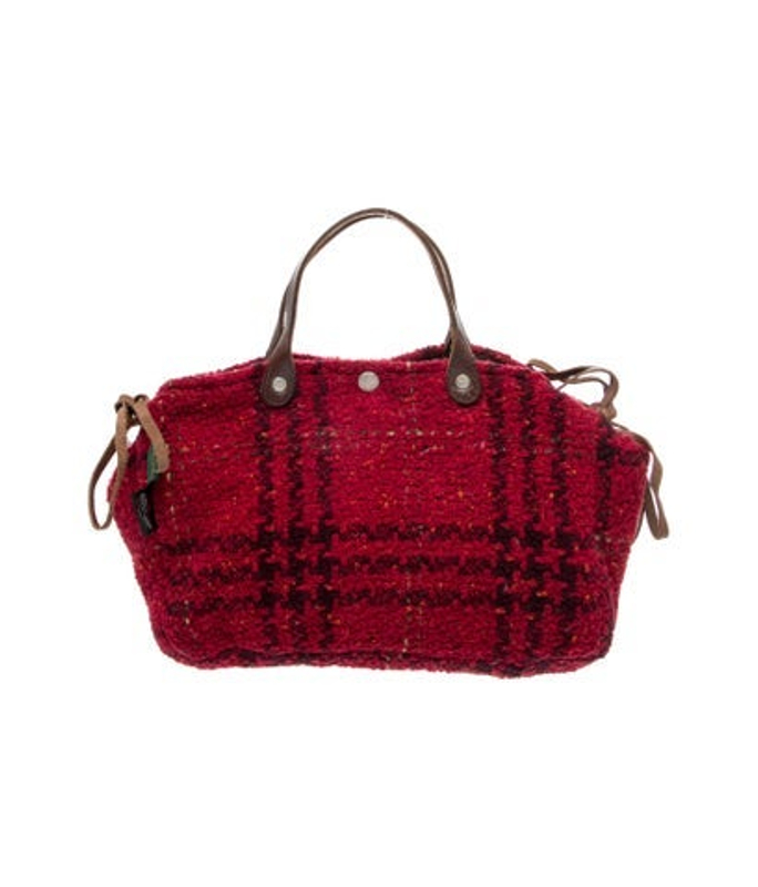 Il Bisonte Bisonte Tweed Top Handle Bag