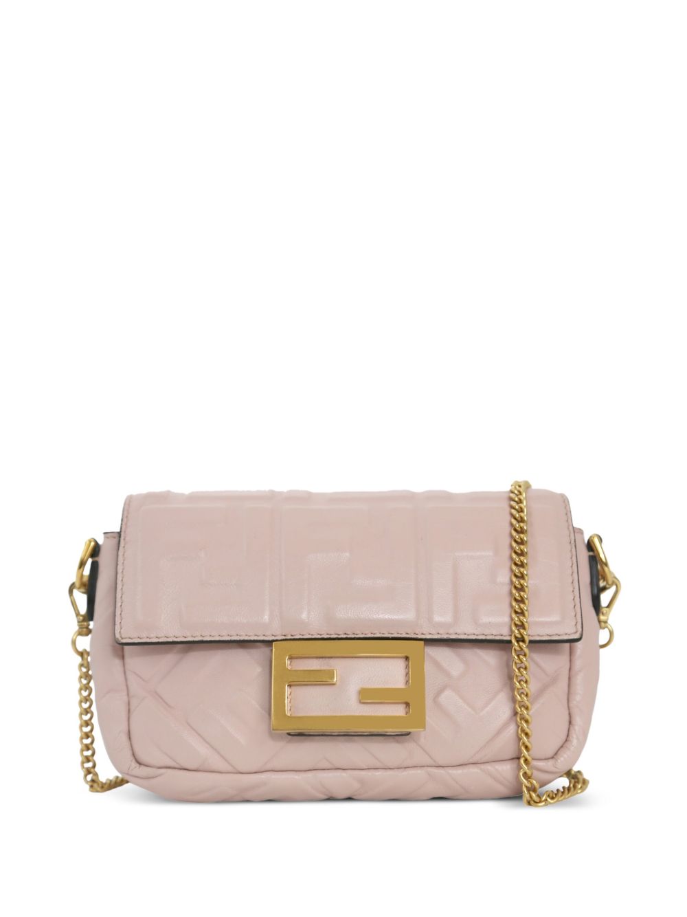 FF-debossed Baguette two-way bag