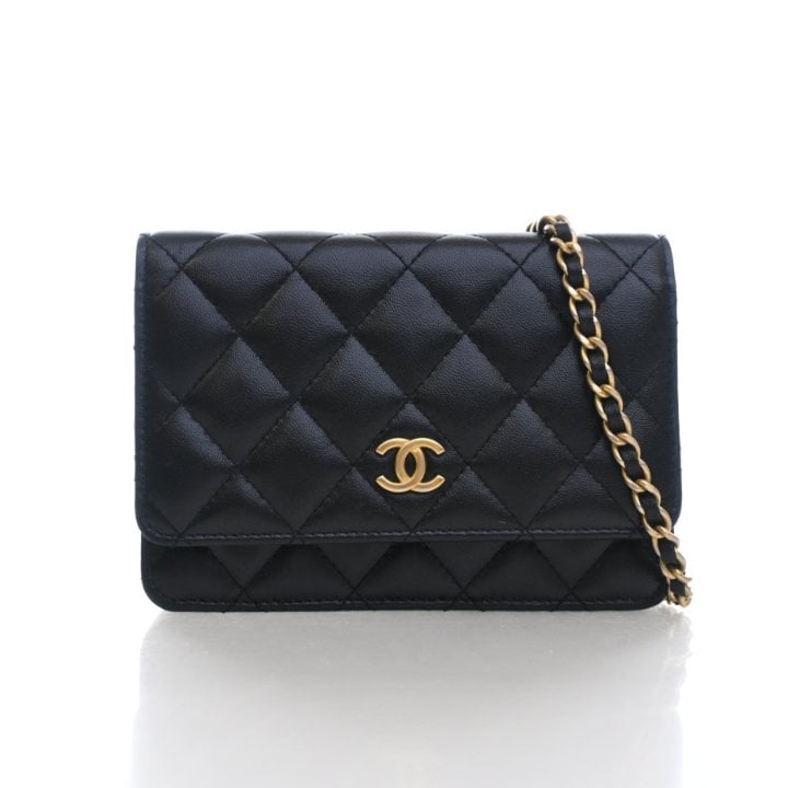 Chanel Mini Lambskin Wallet On Chain (WOC)