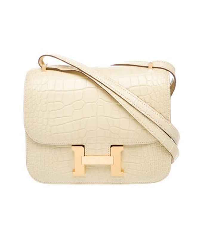 Hermes 2023 Matte Alligator Mini Constance 18