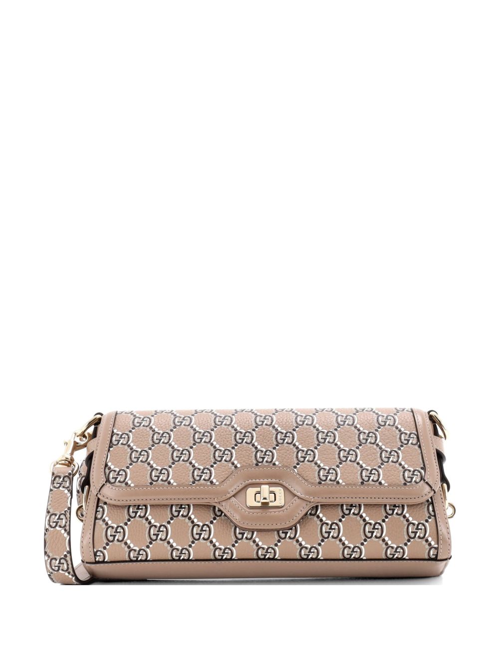 Luce Optical GG Printed Leather Small shoulder bag