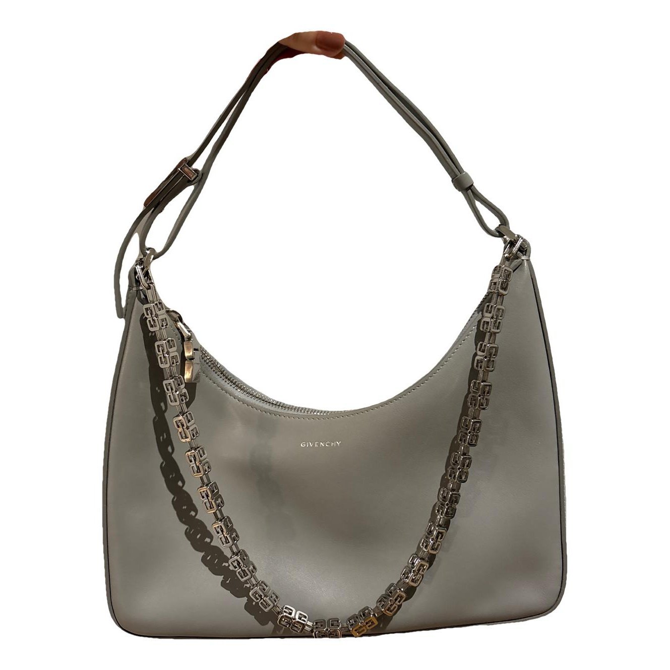 Moon Cut Out leather handbag