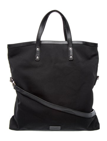 Canvas Black Canvas Foldable Ethan Shopping Tote