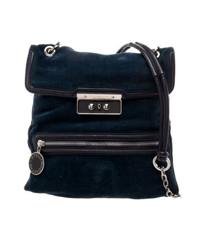 Stella McCartney Mccartney Velvet Shoulder Bag