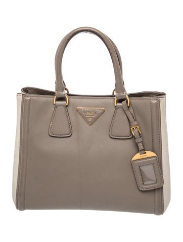 Saffiano Leather Top Handle Bag Small