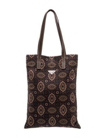 Enameled Metal Triangle Tote