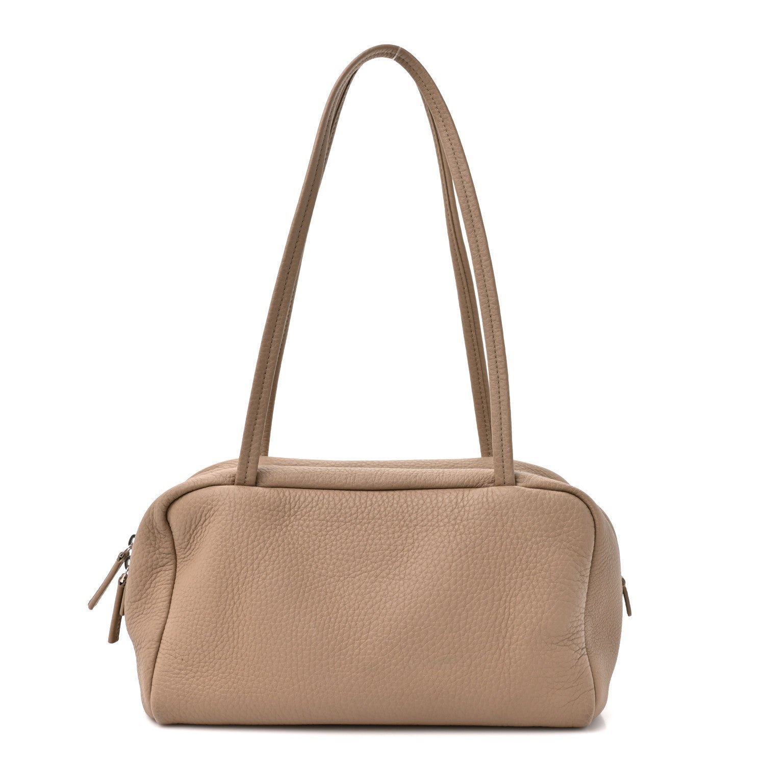 The Row Grained Calfskin Astra Bag Dark Taupe