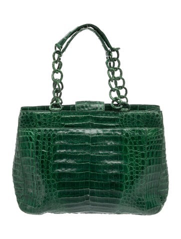 Nancy Gonzalez Crocodile Shoulder Bag
