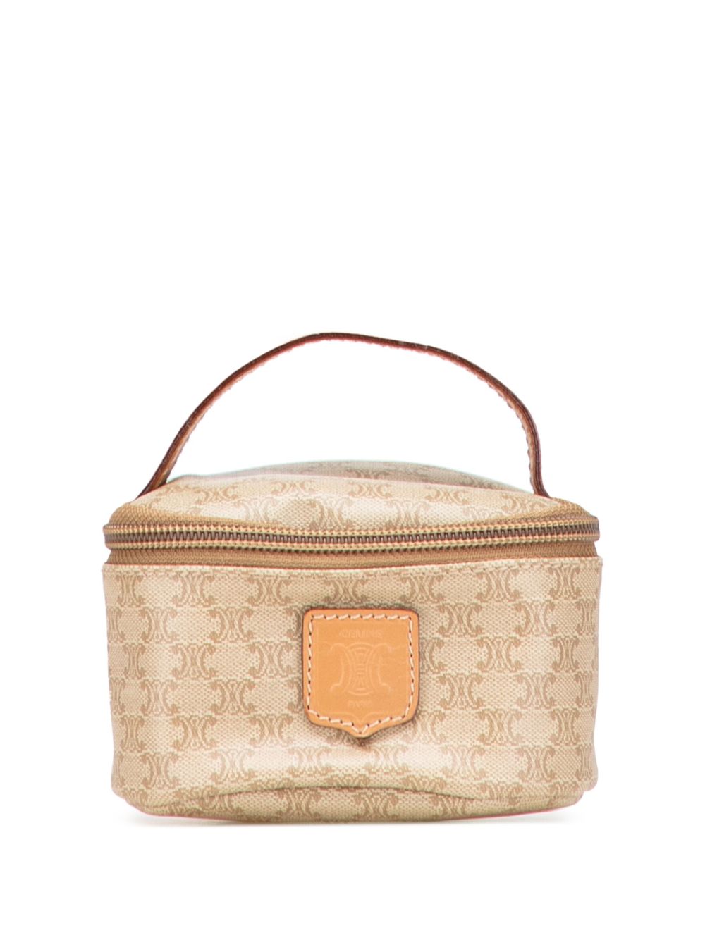 Celine 2016 Macadam Coated Canvas vanity bag