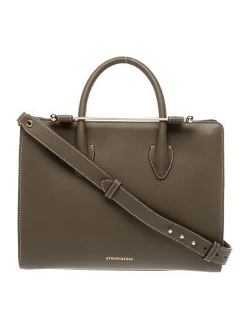 Strathberry Leather Top Handle Bag