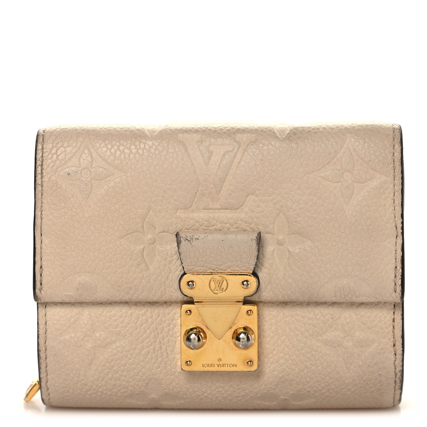 Louis Vuitton Empreinte Metis Compact Wallet Cream