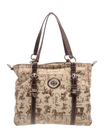 Coach Canvas Shoulder Bag