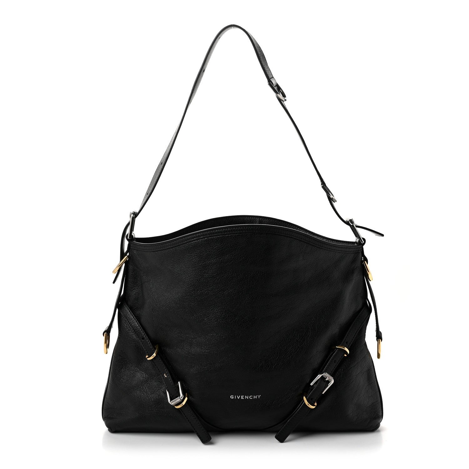 Givenchy Calfskin Medium Voyou Bag Black